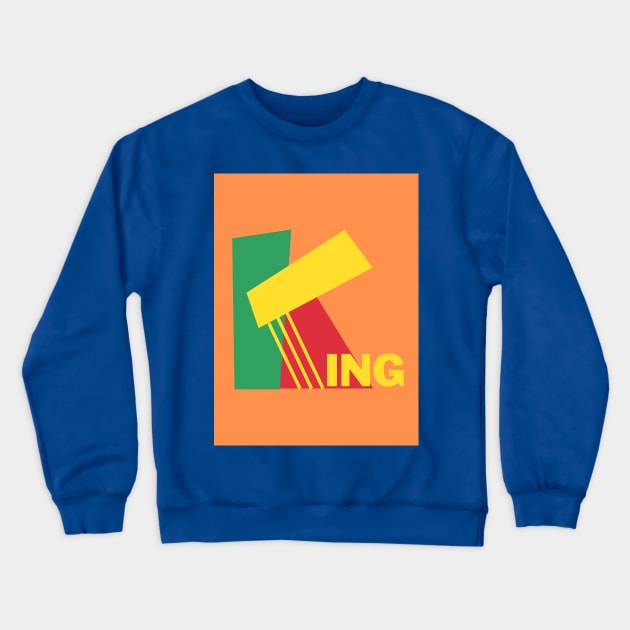 King dei Crewneck Sweatshirt by BChavan